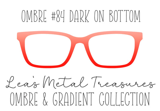 OMBRE 84 DARK ON BOTTOM Eyewear Toppers COMES WITH MAGNETS