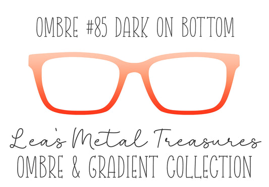 OMBRE 85 DARK ON BOTTOM Eyewear Toppers COMES WITH MAGNETS