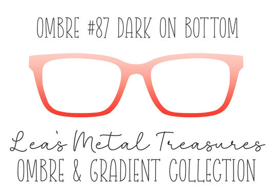 OMBRE 87 DARK ON BOTTOM Eyewear Toppers COMES WITH MAGNETS