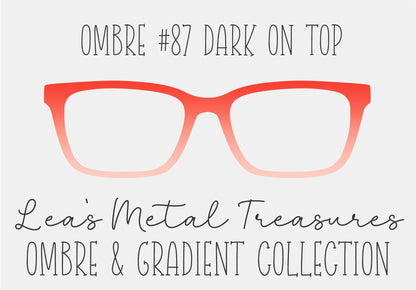 OMBRE 87 DARK ON TOP Eyewear Toppers COMES WITH MAGNETS