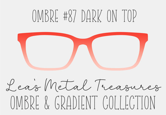 OMBRE 87 DARK ON TOP Eyewear Toppers COMES WITH MAGNETS