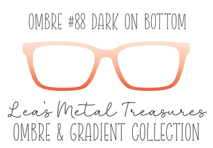 OMBRE 88 DARK ON BOTTOM Eyewear Toppers COMES WITH MAGNETS