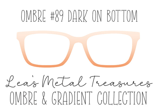 OMBRE 89 DARK ON BOTTOM Eyewear Toppers COMES WITH MAGNETS