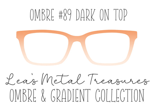 OMBRE 89 DARK ON TOP Eyewear Toppers COMES WITH MAGNETS