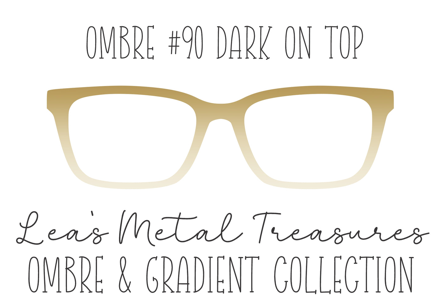 OMBRE 90 DARK ON TOP Eyewear Toppers COMES WITH MAGNETS