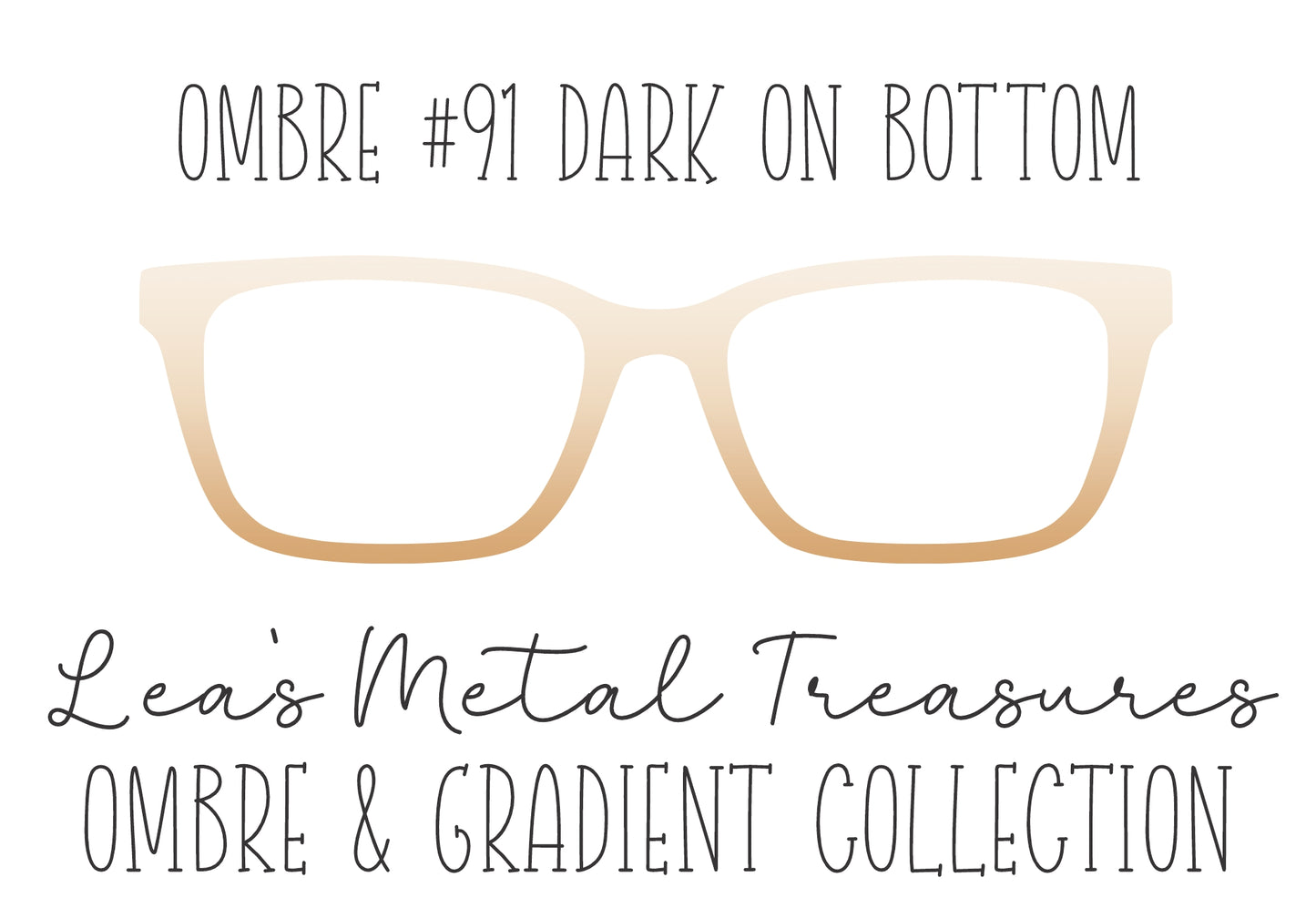 OMBRE 91 DARK ON BOTTOM Eyewear Toppers COMES WITH MAGNETS