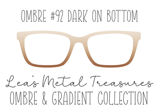 OMBRE 92 DARK ON BOTTOM Eyewear Toppers COMES WITH MAGNETS