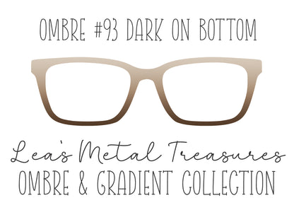 OMBRE 93 DARK ON BOTTOM Eyewear Toppers COMES WITH MAGNETS