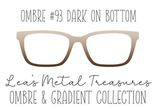 OMBRE 93 DARK ON BOTTOM Eyewear Toppers COMES WITH MAGNETS