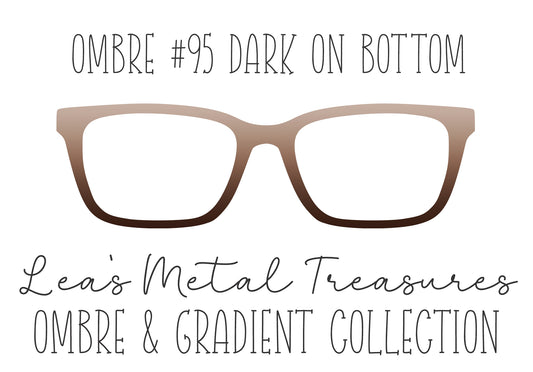 OMBRE 95 DARK ON BOTTOM Eyewear Toppers COMES WITH MAGNETS