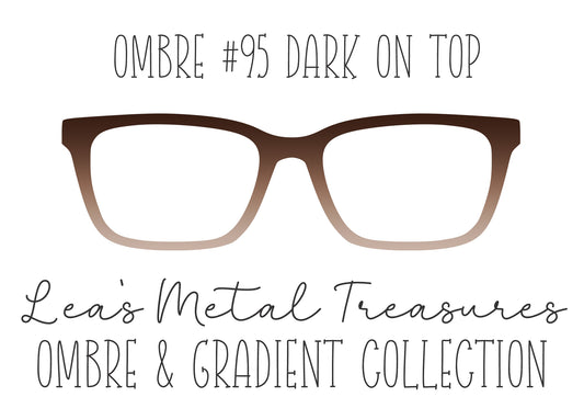 OMBRE 95 DARK ON TOP Eyewear Toppers COMES WITH MAGNETS