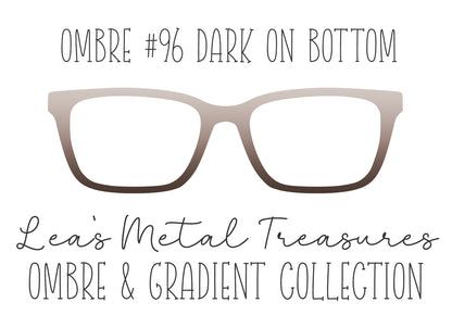 OMBRE 96 DARK ON BOTTOM Eyewear Toppers COMES WITH MAGNETS