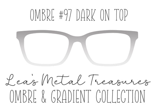 OMBRE 97 DARK ON TOP Eyewear Toppers COMES WITH MAGNETS