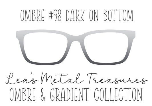 OMBRE 98 DARK ON BOTTOM Eyewear Toppers COMES WITH MAGNETS