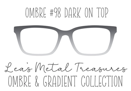 OMBRE 98 DARK ON TOP Eyewear Toppers COMES WITH MAGNETS