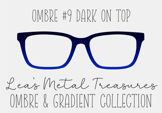 OMBRE 9 DARK ON TOP Eyewear Toppers COMES WITH MAGNETS