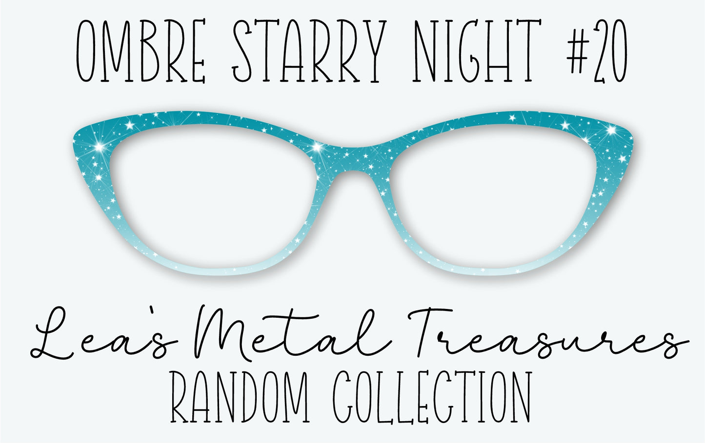 Ombre Starry Night #20 Eyewear Frame Toppers