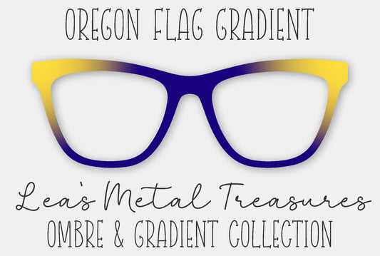 Oregon Flag Gradient Eyewear Frame Toppers