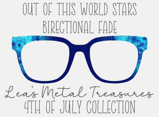 Out of this World Stars Bidirectional Fade Eyewear Frame Toppers