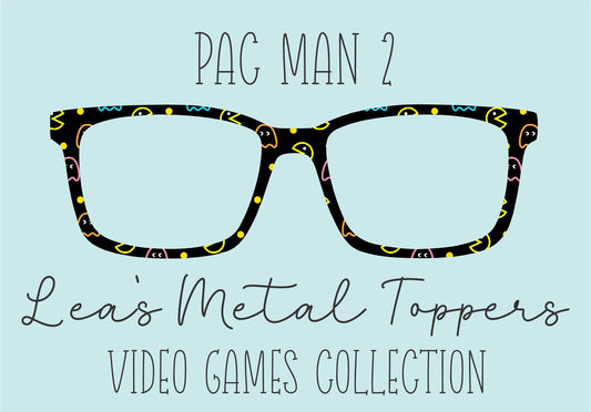PAC MAN 2 Eyewear Frame Toppers COMES WITH MAGNETS