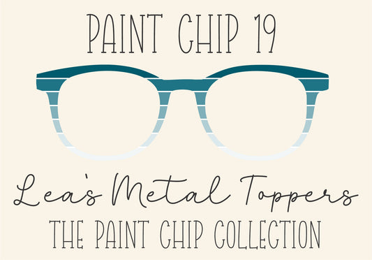 PAINT CHIP 19 Eyewear Frame Toppers COMES WITH MAGNETS