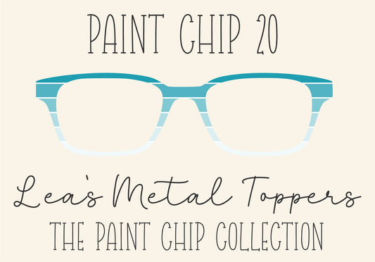 PAINT CHIP 20 Eyewear Frame Toppers COMES WITH MAGNETS