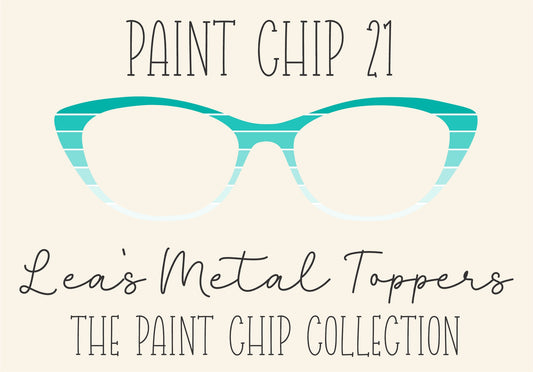 PAINT CHIP 21 Eyewear Frame Toppers COMES WITH MAGNETS