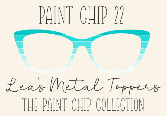 PAINT CHIP 22 Eyewear Frame Toppers COMES WITH MAGNETS