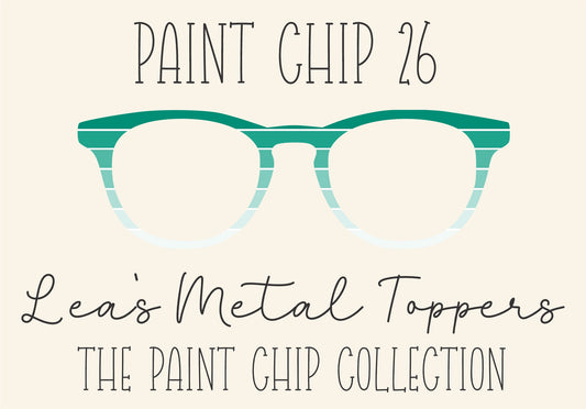 PAINT CHIP 26 Eyewear Frame Toppers COMES WITH MAGNETS