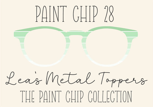 PAINT CHIP 28 Eyewear Frame Toppers COMES WITH MAGNETS