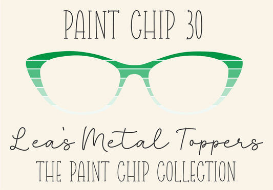 PAINT CHIP 30 Eyewear Frame Toppers COMES WITH MAGNETS