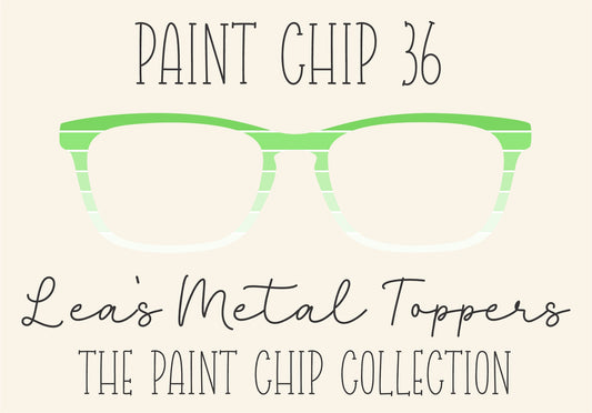 PAINT CHIP 36 Eyewear Frame Toppers COMES WITH MAGNETS