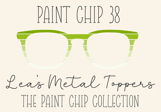 PAINT CHIP 38 Eyewear Frame Toppers COMES WITH MAGNETS