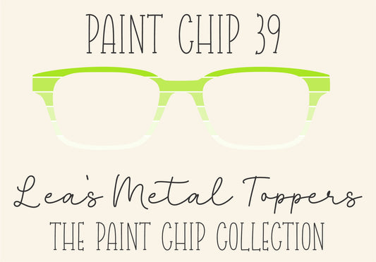 PAINT CHIP 39 Eyewear Frame Toppers COMES WITH MAGNETS