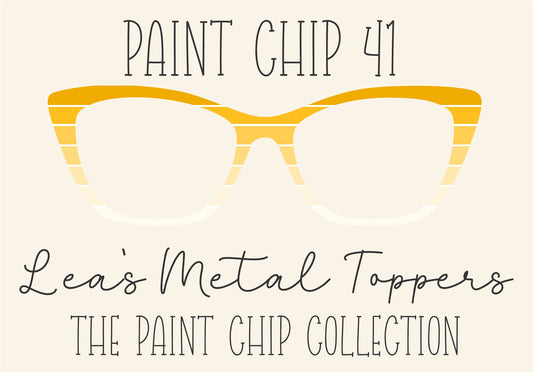 PAINT CHIP 41 Eyewear Frame Toppers COMES WITH MAGNETS