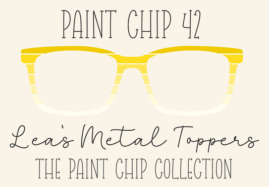 PAINT CHIP 42 Eyewear Frame Toppers COMES WITH MAGNETS