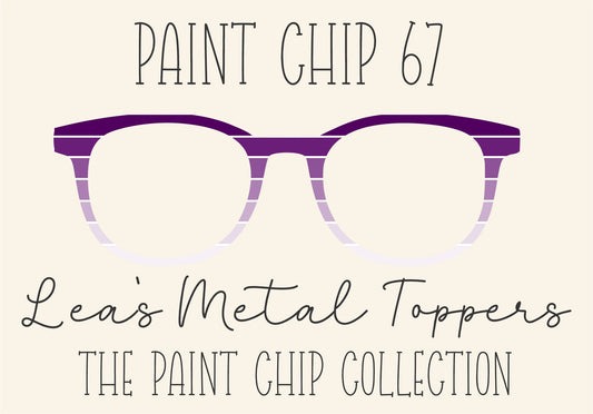 PAINT CHIP 67 Eyewear Frame Toppers COMES WITH MAGNETS
