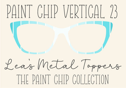 PAINT CHIP VERTICAL 23 Eyewear Frame Toppers COMES WITH MAGNETS
