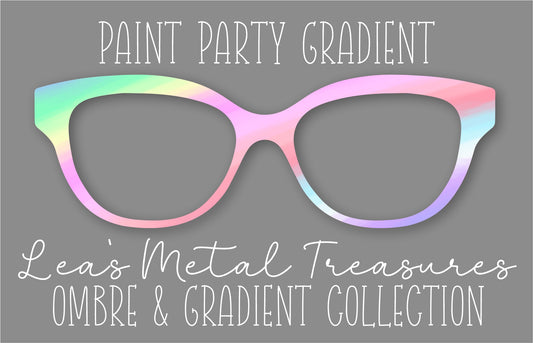 Paint Party Gradient Eyewear Frame Toppers