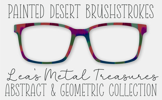 Painted Desert Brushstrokes • Magnetic Eyeglasses Topper