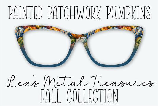 PAINTED PATCHWORK PUMPKINS Eyewear Frame Toppers
