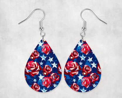 Painted Stars and Roses Eyewear Frame Toppers