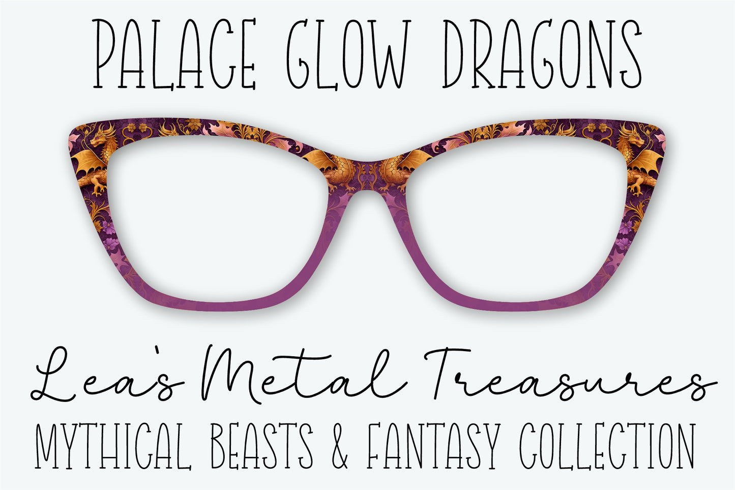 Palace Glow Dragons Eyewear Frame Toppers