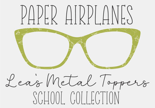 PAPER AIRPLANES Eyewear Frame Toppers COMES WITH MAGNETS