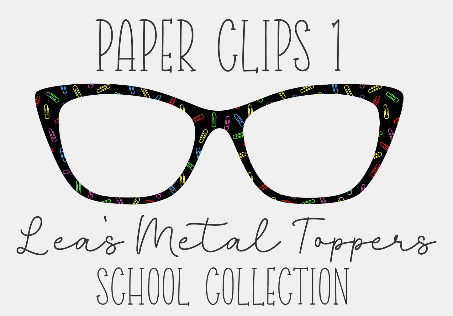 PAPER CLIPS 1 Eyewear Frame Toppers COMES WITH MAGNETS