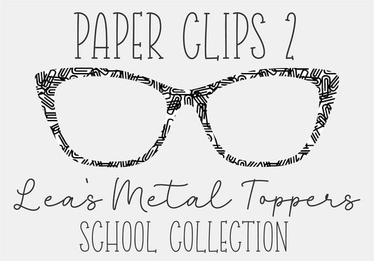 PAPER CLIPS 2 Eyewear Frame Toppers COMES WITH MAGNETS