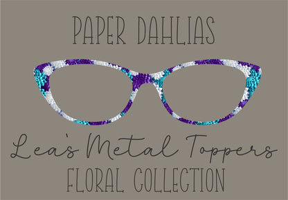 PAPER DAHLIAS Eyewear Frame Toppers COMES WITH MAGNETS