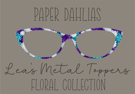 PAPER DAHLIAS Eyewear Frame Toppers COMES WITH MAGNETS
