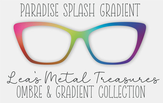 PARADISE SPLASH GRADIENT Eyewear Frame Toppers