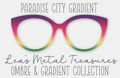 Paradise City Gradient Eyewear Frame Toppers